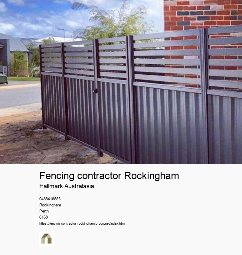 Fencing contractor Rockingham